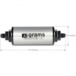 Grams Performance & Design G60-99-0026 Fuel Filter. Fixed Price $94.99.