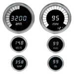 Intellitronix MS9999W Led Digital 6-GAUGE Kit, White. Fixed Price $537.96.