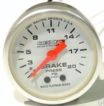 Obx Racing Sport Platinum White Meter Brake Pressure Gauge. Fixed Price $52.13.