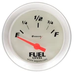 2.0 Dia Fuel Level Gauge Silver Equus E8363. Fixed Price $38.05.