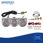 2'' 52MM Mechanical Chrome Triple Gauge Set Water Temp Volt Meter Oil Pressure. Fixed Price $25.86.