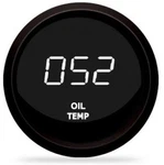 Intellitronix Oil Temperature Led Digital Gauge Black Bezel - White M9108W. Fixed Price $111.97.