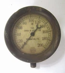 The Chas. B Scott Scranton Pa Us Guage Co. Antique Vintage Steam Pressure Gauge. Fixed Price $149.99.