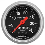 Auto Meter Boost Gauge 3304; Sport-comp 0-35 Psi 2-1/16 In. Mechanical. Fixed Price $90.77.