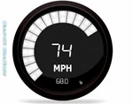 Intellitronix M9222W Led Digital/bargraph Memory Speedometer 3-3/8" Black White. Fixed Price $144.84.