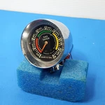 Vintage Chrome Bullet Vacuum Gauge 60S Era Accessory Dixco Mpg Perf. Fixed Price $75.00.