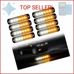 Dibms Led Emergency Strobe Lights, 8X Amber White 6 Warning. Fixed Price $44.22.