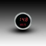 Intellitronix Red Led Voltmeter Gauge - Black Faceplate With Chrome Bezel. Fixed Price $92.97.