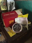 Nos Vintage Stewart Warner Oil Gauge Temperature Gasser Hot Rod 12 Volt. Fixed Price $99.99.