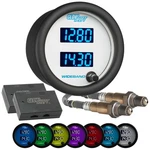 Glowshift Digital Dual Wideband Air/fuel Gauge Kit W/ O2 Sensor, White 7 Color. Fixed Price $399.99.