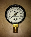 100 Psi Water Pressure Gauge 2" Dial Brass 1/4" Male Npt Well Pump Or Air Guage. Fixed Price $18.00.
