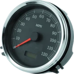 Bikers Choice 99-03 Softail Replacement Speedometer 5 Inch Electronic Black Face. Fixed Price $295.99.