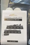 Xridonsen XR-805 Emergency Strobe Lights 2-PIECE Led Dash Warning Bar. Fixed Price $39.99.