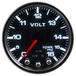 Autometer Spek-pro Gauge Voltmeter 2 1/16IN 16V Stepper Motor W/peak & Warn. Fixed Price $252.50.