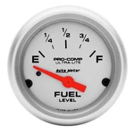 Autometer 4314 Ultra-lite Fuel Level Gauge 2-1/16 In., Electrical New. Fixed Price $69.03.