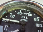 Mg Midget Sprite Dual Water Temp Oil Pressure GAUGES-GD1307-2 CORES-S1 Box #2. Fixed Price $47.99.