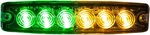Buyers Products 8892210 5 Inch Amber And Green Led Strobe Light, Ultra Thin Surf. Fixed Price $87.01.
