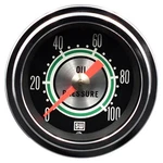 Stewart Warner Green Line Mechanical Oil Pressure Gauge 2 1/16" Dia Black Face. Fixed Price $126.99.