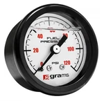 Grams Performance G2-99-1200W Universal Fuel Pressure Gauge, 0-120 Psi White. Fixed Price $20.99.