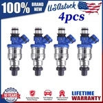 4PCS New Fuel Injectors Fit For 1990-1993 Mazda Miata 1.6L 195500-1970. Fixed Price $38.98.