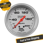 Auto Meter 4622 Ultra-lite 2-5/8" Mechanical Oil Pressure Gauge, 0-200 Psi. Fixed Price $147.04.