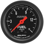 Auto Meter 2603 Gauge Fuel Pressure 1/16" 15PSI Mechanical Z-series. Fixed Price $96.13.