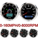 Gauge Set 85MM Gps Speedometer 160MPH Tachometer 0-8000RPM For Boat Car Truck. Fixed Price $108.09.
