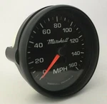Marshall 5" In Dash Electronic Speedometer, 0-160 Mph, Black Bezel, 2054BLK. Fixed Price $179.00.