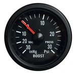 Mechanical Boost Gauge 52MM Clear Lens White Led. Fixed Price $40.00.