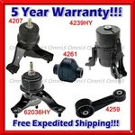 N119 Fits 2007-2009 Lexus RX350 3.5L Auto Engine Motor & Trans Mount Set 5PC. Fixed Price $172.53.