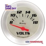Equus E8468, One 2-5/8 Dia Voltmeter Gauge Silver 8-18 Volts Performance Parts. Fixed Price $59.10.