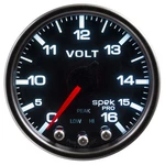 Autometer P34452 Spek-pro Voltmeter 2-1/16" 16V Stepper Motor W/peak & Warn. Fixed Price $231.45.