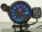 95MM (3.75") Premium Series Tachometer Amber/white/blue Gauge. Fixed Price $169.00.