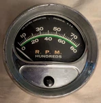 Vintage Sun Tachometer Gauge 8.5K Rpm RC-85. Fixed Price $120.00.