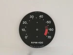 Tachometer Dial Face Plate Nos Smiths Brand Fits Mg Midget 1500 RVC1414/00F. Fixed Price $21.87.