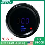 "52MM Car Digital Blue Led Oil Temperature Gauge With Switchable & Universal. Fixed Price $30.39.