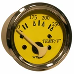 Vdo Allentare Yellow 250F Temperature Gauge 310-14760 12V. Fixed Price $28.95.