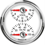 Speedhut L25-DG13-LEG 2-5/8" Dual Gauge, Water Temp/oil Pressure. Fixed Price $212.45.