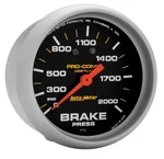 Autometer 5426 Pro-comp Liquid-filled Mechanical Brake Pressure Gauge. Fixed Price $172.46.