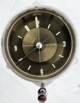 Working 1958 1959 Lincoln Continental Dash Clock Serviced Works Fine. Fixed Price $100.00.