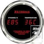 Zeitronix ECA-2 Ethanol Content Analyzer Dual Gauge Red Can Bus, Flex Sensor. Fixed Price $329.99.