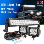 Nilight Off Road Led Bar 20" 12" 4" Inch Spot Flood Combo For Jeep Atv 4WD. Fixed Price $49.99.