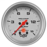 Autometer 4470 Ultra-lite Elec Fuel Pressure Gauge W/peak/warn 0-15 Psi 2-5/8". Fixed Price $333.82.