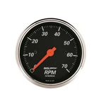 Auto 1478 Gauge Tachometer 3 1/8" 7K Rpm In-dash Designer Black. Fixed Price $185.22.