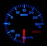 Omori 52MM Turbo Gauge W/MK4 Vw Blue Backlight Ships From Us. Fixed Price $90.00.