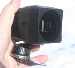 Stewart Warner Vintage Panel Pod Cup Enclosure Single 1/16" Gauge 288-F. Fixed Price $33.00.