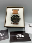 Reign Napoleon Automatic Semi Skeleton Watch 5803 Gray Dial/brown Leather Strap. Fixed Price $199.99.