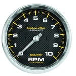 Autometer 4898 Carbon Fiber Electric In Dash Tachometer. Fixed Price $318.84.