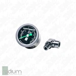 Radium Fuel Pressure Gauge With 90 Deg Adapter. Fixed Price $101.02.