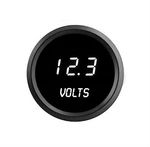 1/16" Digital Voltmeter Gauge White Leds Black Bezel Made In The Usa 52MM. Fixed Price $54.25.